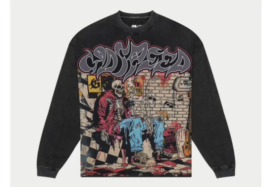 God Speed Black Stoner Long Sleeve