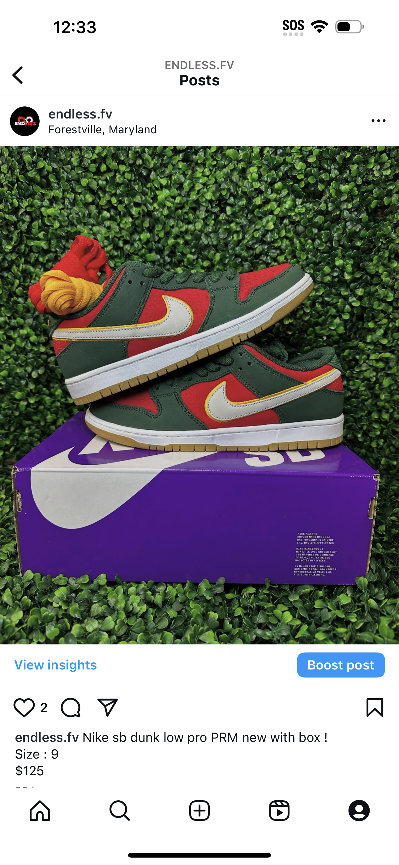 Nike sb dunk low pro PRM