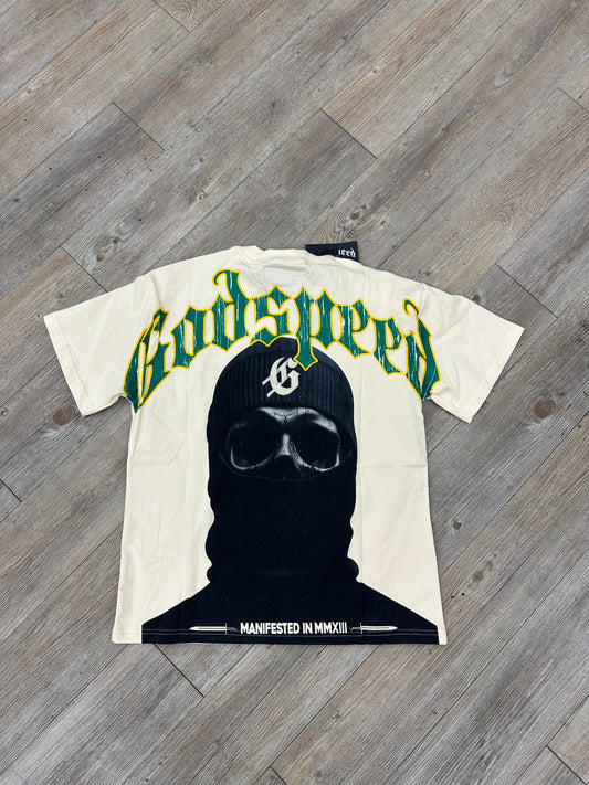 God speed cream balaclavas tee