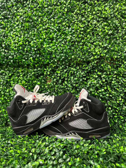 Jordan 5 black metallic used no box