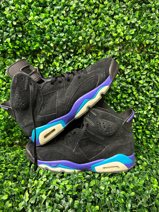 Jordan 6 aqua used no box
