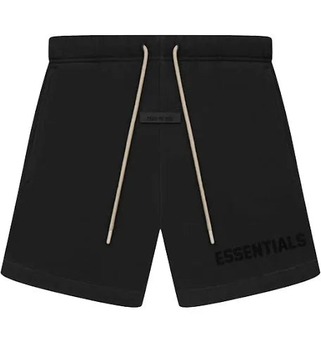 Essentials Jet Black Shorts