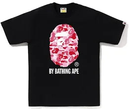 BAPE Black Pink ABC Camo By Bathing Ape Tee