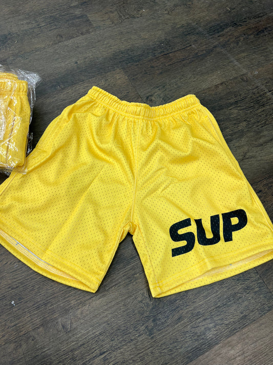 Sup yellow and black shorts