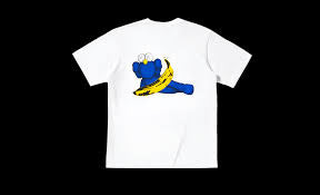 Kaws blue kaw yellow bananatee