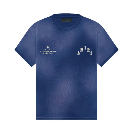 Amiri blue Vintage Collegiate Tee