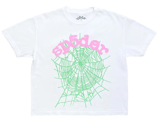 Sp5der White OG Web Tee
