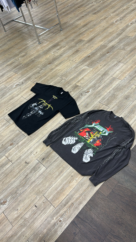 $aints Black Used Tee