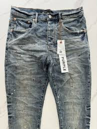 Vintage Spotted Indigo Purple Brand Jeans