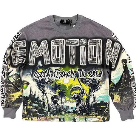 Mixed Emotion Green UFO Long Sleeve
