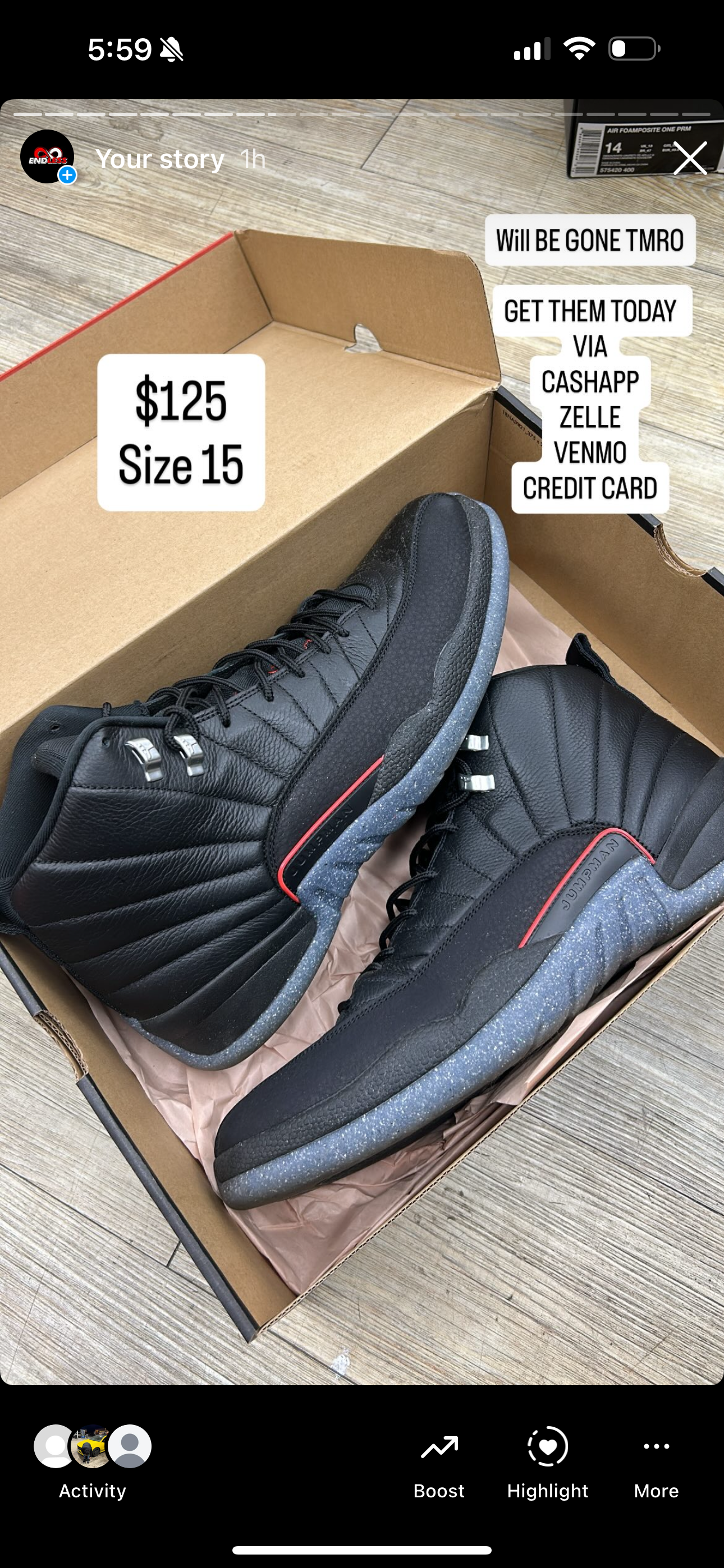 Jordan 12 utility w box