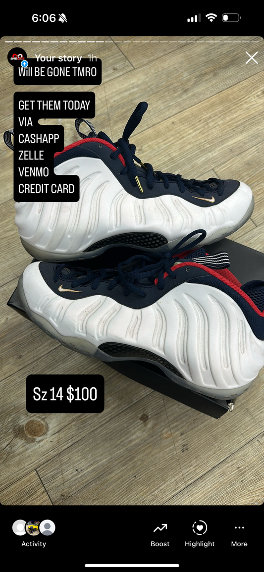 Foamposite Olympic w box