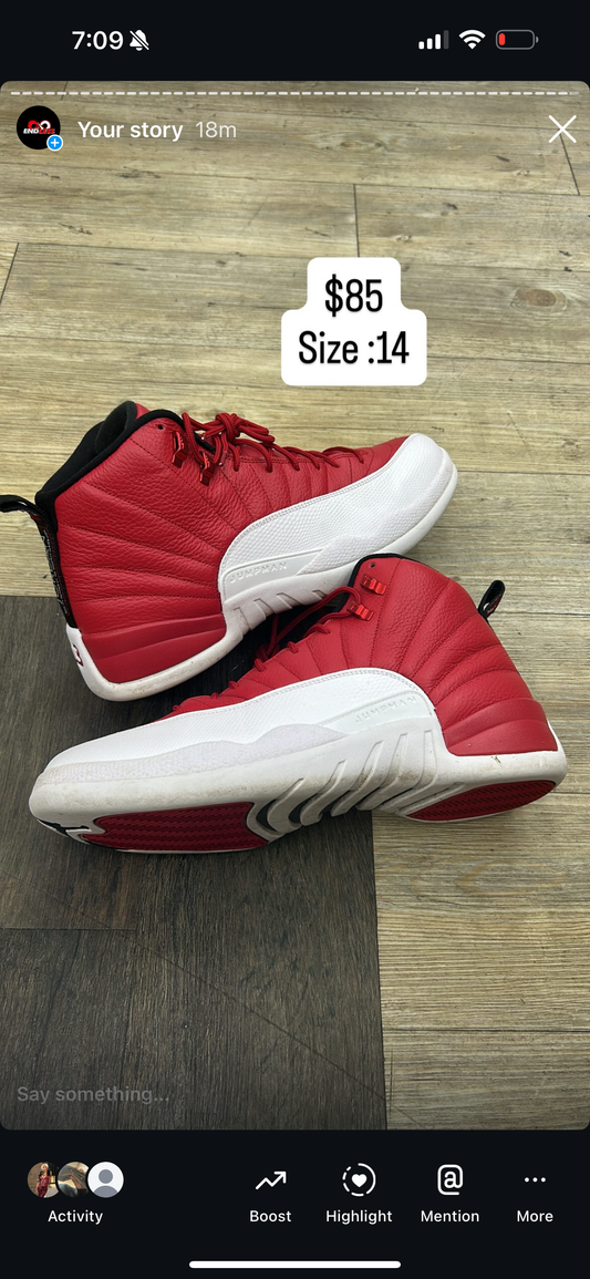 Jordan 12 Gym Red