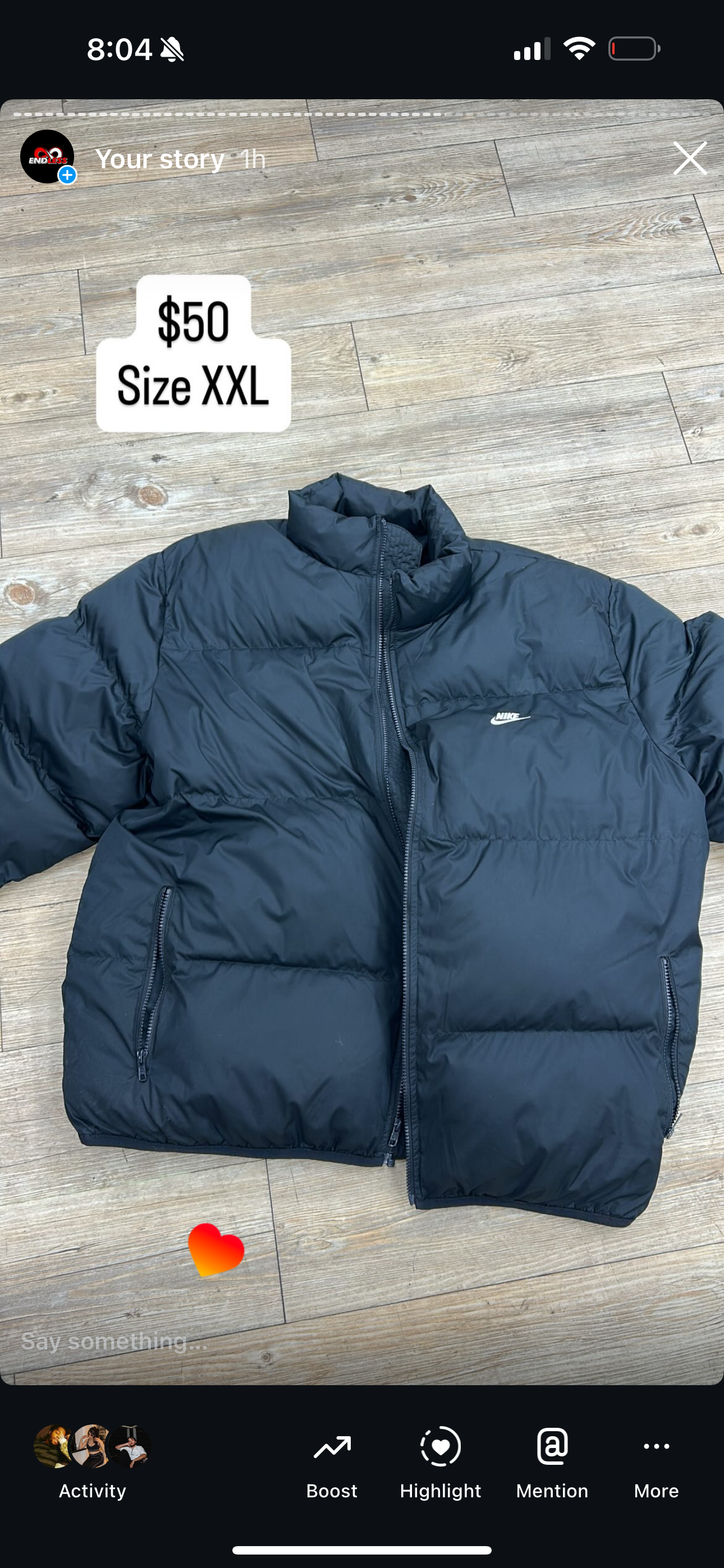 Nike Puffer jacket