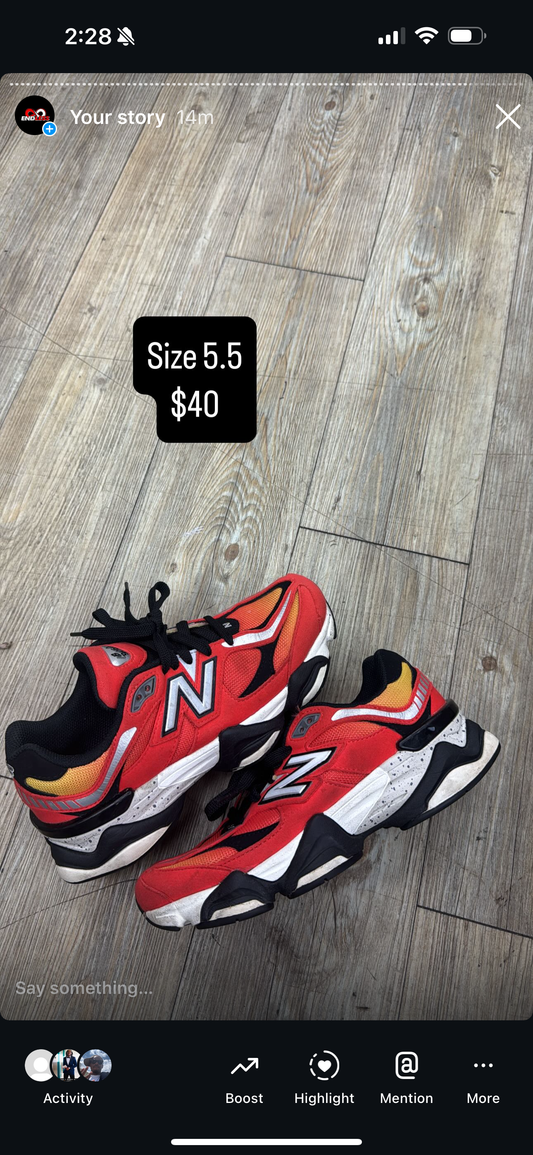 New Balance Orange Fire